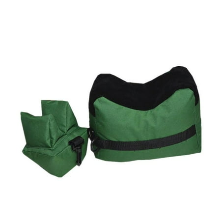 600D Lightweight Front & Rear Hunting Bench Bag with Durable Construction and Water Resistance for Outdoor Range Shooting and Hunting Green