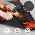 thumbnail image 3 of Disketp Lava Dragon for Crystal Velvet Car Mats Four-Piece Set,All-Season Automotive Protection, Vehicles, Cars, Trucks, and SUVs,Anti-Slip Design, 3 of 7