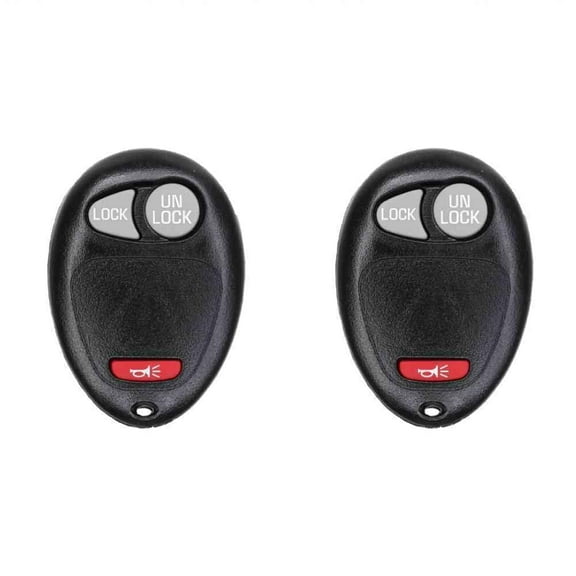 Car Key Fob Keyless Entry Remote for Hummer H3 2007 FCC L2C0007T Part Number 10335583 10335582-88 Pack of 2