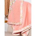 thumbnail image 4 of Gerber Baby & Toddler Unisex Plush Blanket with Satin Trim, Retro Floral, 4 of 11