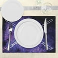thumbnail image 3 of Ambesonne Galaxy Place Mats Set of 4, Outer Space Fantasy, Standard Size, Purple Black, 3 of 6