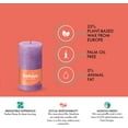 thumbnail image 4 of BOLSIUS 4 Pack Vibrant Violet (Purple) Rustic Pillar Candles - 2 X 4 Inches - Premium European Quality - Natural Eco-Friendly Plant-Based Wax - Unscented Dripless Smokeless 30 Hour Party Décor Candles, 4 of 8