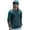 Blue, variant on Men's UPF 50+ Sun Protection Hooded Shirt with Integrated Face Cover Long Sleeve Lightweight Rash Guard Shirts for Fishing Hiking Camping Or Outdoor Sports Hot Pink S