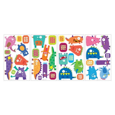 Monsters Peel and Stick Wall Decals