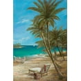 thumbnail image 2 of Manning, Ruane 11x14 Black Ornate Wood Framed with Double Matting Museum Art Print Titled - Relaxing Interlude, 2 of 4