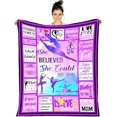 thumbnail image 1 of LHSHID Ballet's Blanket Dancer Gifts Throw Blanket Ultra Soft Inspirational Birthday Gifts Flannel Blankets for Girls Teens Kids Bed All Season Cozy Blanket Blanket, 1 of 7