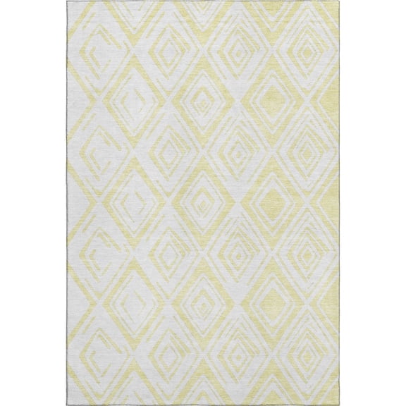 Dalyn Rugs Premium Machine Washable Mayfield AMF737 Yellow 8' x 10' Rug