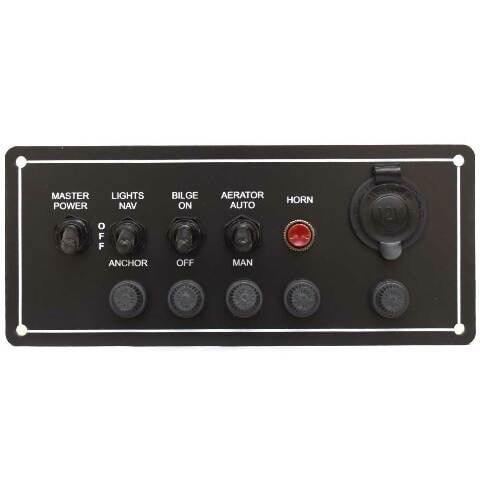 Crestliner Boat Toggle Switch Panel 2278063 | Power Bilge Aerator