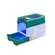 thumbnail image 3 of Caja de arena para gatos cerrada y cubierta Caja de arena para mascotas Extraíble Altura Inodoro para gatos con capucha duradera con tapa para conejos Verde Yinane Bandeja de arena para gatos, 3 of 8
