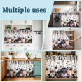 thumbnail image 6 of Halloween Pumpkins Cabinet Curtains 28"x51" Sink Skirt for Bathroom Kitchen, Fall Horror Scary Skull Eucalyptus Leaves Self Stick Adhesive Under Desk Covers Tall Laundry Cabinet Storage Organizer, 6 of 8
