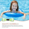 thumbnail image 6 of 100Fens 1 Pair Eva Water Foam Floating Dumbbell Aquatic Exercise Dumbells Swimming Pool Water Barbells Hand Bar For Water Yoga Fitness, 6 of 6