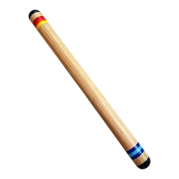 Palo de lluvia de madera para el desarrollo sensorial y el juego. Instrumento de percusión Arcoíris. 60 centímetros
