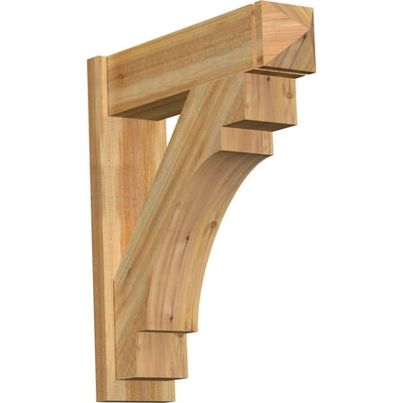 

8 W x 30 D x 34 H Merced Rough Sawn Arts and Crafts Outlooker Western Red Cedar