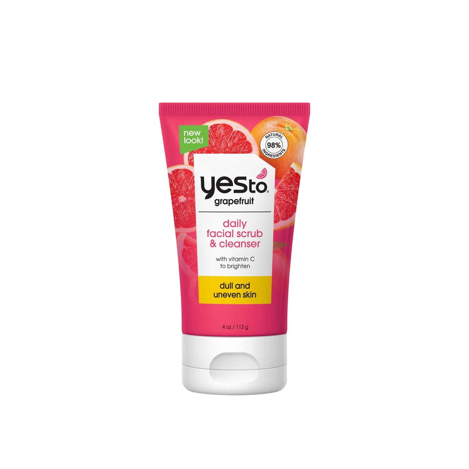 Yes to Grapefruit Daily Facial Exfoliating Scrub, 4 fl oz
