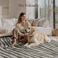 thumbnail image 5 of KUETH 9x12 Zebra Area Rugs Machine Washable Rugs for Living Room, Non Slip Flat Pile Rug with Rubber Backing, Modern Rug for Entryway Bedroom Dining Room Home Office, 5 of 9