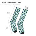 thumbnail image 4 of Sikiie Blue Sunflowers 1 Pairs Compression Socks for Men and Women 15-20 mmHg Running Support Socks, 4 of 7