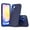 Blue, variant on Hotpom for Samsung A25 5G Case Heavy Duty Shockproof Dust/ Drop Proof Full Body Protection Rugged Durable Women Men universal Phone Cover, Black/ Orange