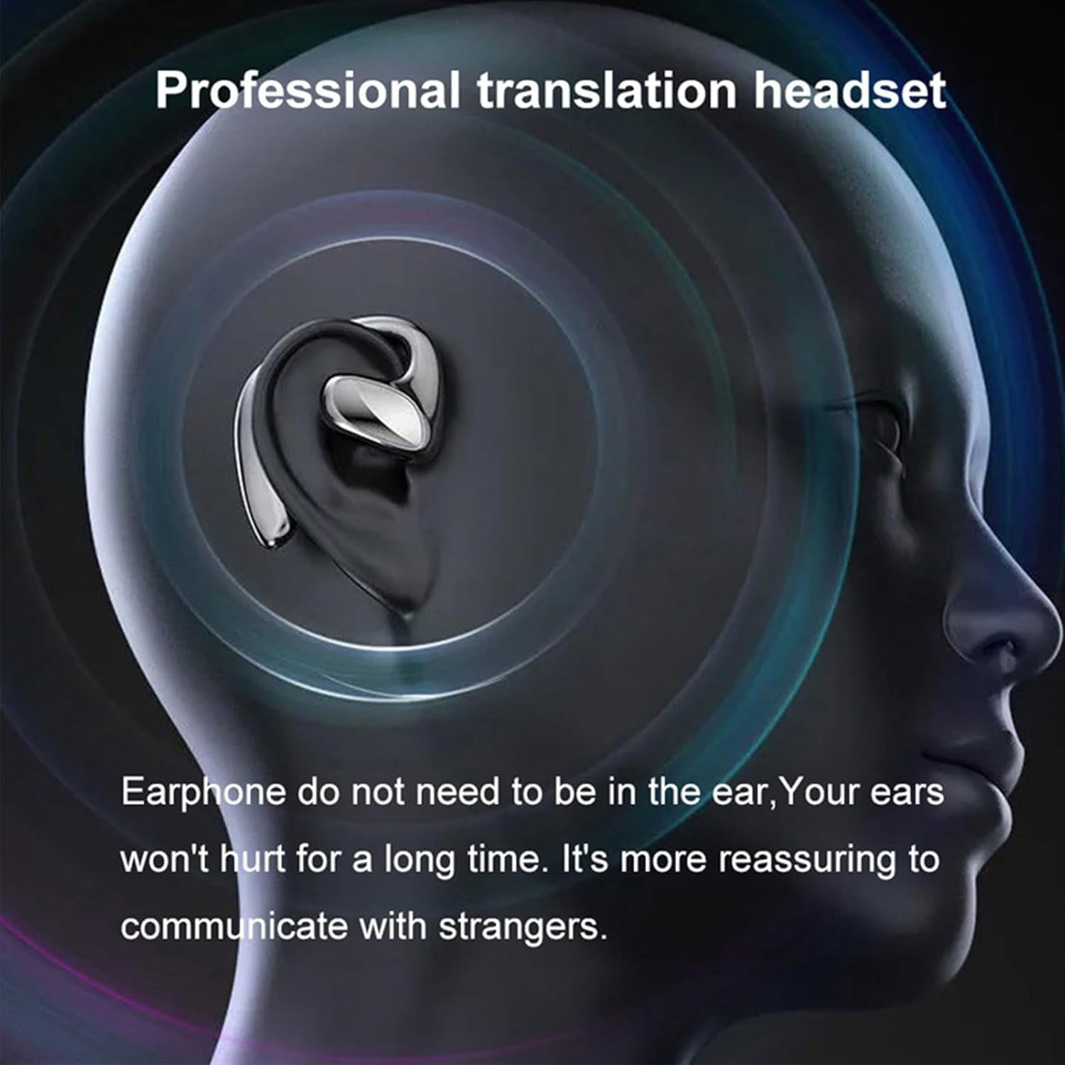 2026 New Translation Earbuds, Speak 144 Languages in Seconds with No Wi-Fi, No Complicated Apps, No Stress, Bluetooth Wireless Earphones for Travel, Business, Calls & Music (Black)