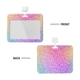 thumbnail image 2 of Naloa Colorful Glitters Card Badge Holder Work Badge Sleeve for Office, School, Factory, ID Credit Cards, Driver Licenses and Passes, 2 of 7