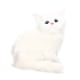 thumbnail image 2 of Gato de simulación blanco, juguete de gato falso de felpa atractivo y bonito con batería de 84mAh para decoraciones de regalo de juguete, 2 of 5