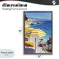 thumbnail image 4 of Stupell Industries Coastal Sunshine on the Shore Gray Floating Frame Canvas Art, 21 x 31, by Petals Prints Design, 4 of 8