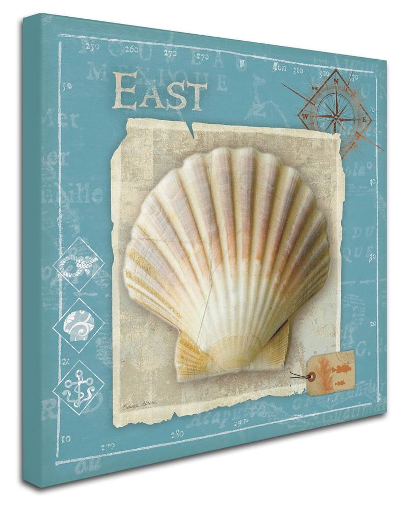 Trademark Fine Art "Points East" Canvas Art by Belinda Aldrich