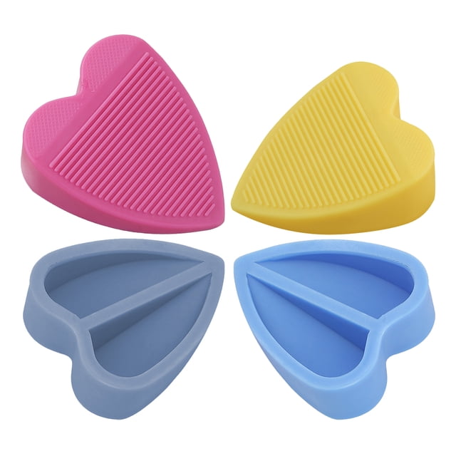 Nestingho 4Ud Cuña Para Puerta Antideslizante De Plástico Multicolor Para Protección En Hogar Y Oficina