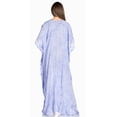 thumbnail image 2 of Sakkas 2019 - Pilar Petit Women's Casual Long Short Sleeve Beach Maxi Caftan Kaftan Dress - 3-DustyBlue - OS, 2 of 5