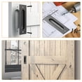 thumbnail image 2 of WHAMVOX 1Ensemble Poignée de Porte Cachée Noire avec Poignée Encastrée pour Portes d'Intérieur Durables, 2 of 7