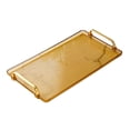 thumbnail image 2 of Rongfmy Plateau de Service avec Poignée Organisateur de Rangement Table Basse Plateau à Thé Plateau de Meuble-Lavabo Ambre Grand, 2 of 9