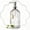 Clear, variant on 18 Oz Glass Soap Dispenser with Rustproof Stainless Steel Pump, Reusable Vertical Strip Hand Soap Dispenser, Premium Refillable Liquid Soap Dispenser for Kitchen and Bathroom