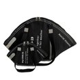 thumbnail image 4 of Honganda Women Tote Bag, Letter Pattern Mask Shape Zipper Canvas Handbag, 4 of 5