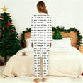 thumbnail image 7 of CLOISE Pjs Sets for Women Long Sleeve Valentines Pajamas Pockets Tops and Pant Heart Lounge Set 2 Piece Loungewear White, 7 of 7