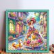 thumbnail image 2 of Kit Punto Cruz para Niña Bordado Con Hilo Algodón Ecológico 11CT Arte 50x50cm, 2 of 9