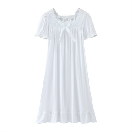 

Kids Clothes Girls Dresses Kids Toddler Baby Girls Spring Summer Print Ruffle Short Sleeve Princess Dress Sleepwear Girls Wedding Party Dresses White 150