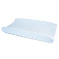 thumbnail image 4 of Munchkin® Soft Textured Infant Changing Pad Covers, Blue/White, Unisex, 2 Pack, 4 of 6