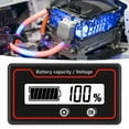 thumbnail image 3 of Battery Meter Battery Capacity Tester Battery  Light Alarm LCD Display Safe Battery Capacity Voltage Gauge For Electric Vehicle 12-84V, 3 of 8