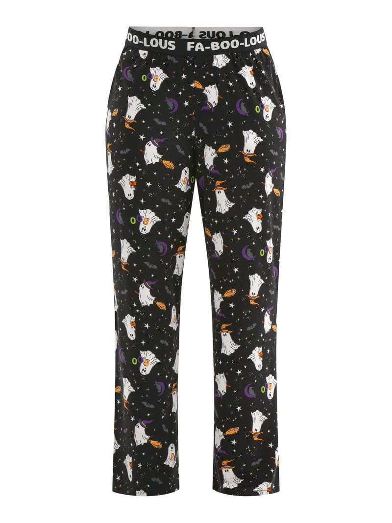 Halloween Women's Printed Sleep Pants from Way to Celebrate, Sizes