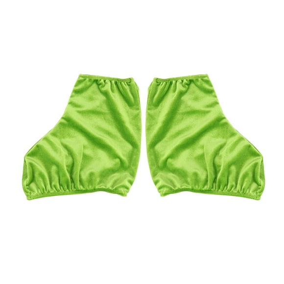 Elastic Skate Boot Covers Ice Skate Shoe Sleeve Anti-scratch Skate Shoe Protector for Hockey Skates Figure Skates - Size S (Green)