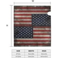 thumbnail image 2 of Vintage USA Flag Mailbox Covers, Magnetic Post Box Cover Wraps Large Size 25.5x21 in for Garden Yard Decor, 2 of 6