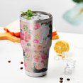 thumbnail image 3 of 30oz Bernese Mountain Dogs with Flowers Tumblers Stainless Steel Tumbler with Lid and Straw,Vacuum Insulated Double Wall Travel Tumbler Cups Mug with Cleaning Brush for Coffee,Tea, 3 of 7