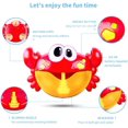 thumbnail image 3 of Children Bubble Machine Automatic Bubble Maker Baby Kids Musical Fun Suction Cup Bathtub Toy Gift, 3 of 6