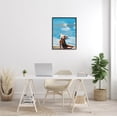 thumbnail image 2 of Stupell Industries Nantucket Summer Beach Girl Graphic Art Black Framed Art Print Wall Art, Design by Amelia Noyes, 2 of 8