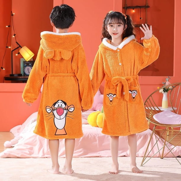 Pijamas de Hello Kitty Kawaii de Sanrios, ropa de dormir con capucha y dibujos animados de corazón de terciopelo coral para niñas y niños, juguetes de regalo