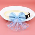 thumbnail image 2 of Mosey Pretty Pet Bow Collar Glitter   for Holiday   Decor Accessories, 2 of 7