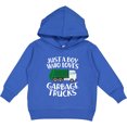 thumbnail image 2 of Inktastic Just a Boy Who Loves Garbage Trucks Toddler Hoodie, 2 of 4