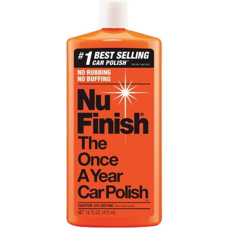 Nu Finish Car Polish NF-76 - Once a Year Liquid Polish - 16 Oz