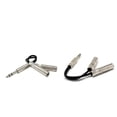 thumbnail image 1 of Jack de audio estéreo Cable 2x 6.35 Mm A 2X 1/4 " Audio Y Divisor Estéreo Cable De Duradero Magideal Jack de audio estéreo Cable, 1 of 6