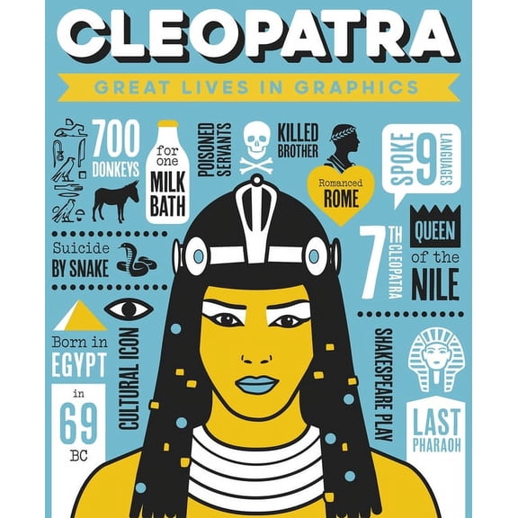 Great Lives in Graphics Great Lives in Graphics: Cleopatra, (Hardcover)