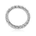 thumbnail image 2 of 3 ct Round Diamond Eternity Wedding Ring 14K White Gold Womens Stackable Band, 2 of 4